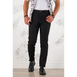 Apartro Regular Fit Mevsimlik 5 Cep Erkek Gabardin Pantolon - 48 - Siyah
