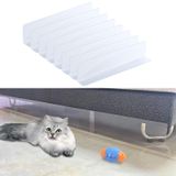 Apatal Evcil Hayvanlar için 8 Paket Kanepe Engelleyici, 8 cm Yüksek Yataklı Köpekler ve Kediler Bariyer Engelleyiciler Akrilik Plastik Ayarlanabilir Şeffaf Oyuncak Engelleyici, Yavru Kedi Yavrusu