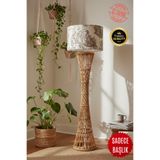 APCASADECOR Vintage Toile de Jouy Desenli Lambader Başlığı