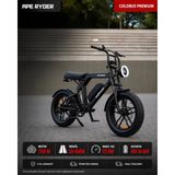 Ape Ryder Colobus Şehir Bisikleti 20 inç Jant 6 Vites Katlanamaz Hafif Tasarım - 750W - Siyah