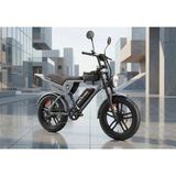 Ape Ryder Genon Ultra 750 W Gri Elektrikli Bisiklet 20 inç Vitesli Katlanabilir Tasarım