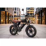 Ape Ryder Genon Ultra 750W Elektrikli Bisiklet Ayna Çanta ve El Gazı Hediyeli - Siyah