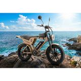 Ape Ryder Genon Ultra 750w Elektrikli Bisiklet Ayna Çanta Ve El Gazı Sarı
