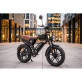 Ape Ryder Genon Ultra 750w Elektrikli Bisiklet Ayna Çanta Ve El Gazıi Siyah