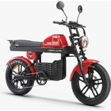 Ape Ryder Gibbon Ultra Pro 1000W Elektrikli Bisiklet AYNA VE EL GAZI HEDİYELİ - Kırmızı
