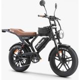Ape Ryder Mandrıll 1000 W 20 inç Elektrikli Bisiklet 7 Vites Siyah