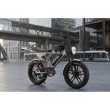 Ape Ryder Mandrıll Elektrikli Bisiklet Ayna Çanta Ve El Gazı Gri