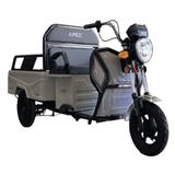 Apec Apt4 Metalik Gri Üç Tekerlekli Elektrikli Moped