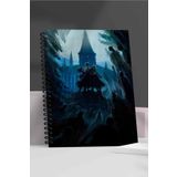 Apeirona | Limitless Art Harry Potter Defter - Bullet Journal | Noktalı | A5 | Çelik Spiral | 90 Sayfa | Kalın Karton Kapak