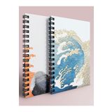Apeirona | Limitless Art Kareli Ve Çizgili Defter Takımı - A5 - Çelik Spiral - 2x80 Sayfa