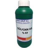 Apeks Sülfürik Asit %97 H2So4 1 kg Temizlik Kimyasalı Güçlü Etkili Endüstriyel Kullanım İçin