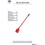 Apeksal Sait Demirci 10 mm Etre Kolu Demir Bükme Aleti
