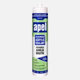 Apel 500 g Beyaz Silikonize Akrilik Mastik