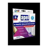 Apel Epdm Izolasyon Bandı Kapı Pencere D Profil Kauçuk Beyaz 6 Mt.