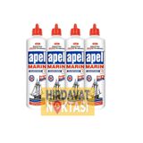 APEL Marin D4 Şeffaf Deniz Tutkalı, PU Yapıştırıcı, 490 Gr x 4 Adet