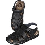 Apella 954-4 Baron Yazlık Erkek Sandaleti, Siyah