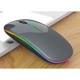 Apera BN28 Kablosuz Wireless Mouse Sessiz Tık Rgb Aydınlatmalı Şarj Edilebilir - Koyu Gri