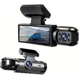 Apera CR55 3.16 Inç Ekranlı 1080P Full Hd Dikiz Aynası Tipi Çift Kameralı Araç Kamerası – Park Modlu ve G-Sensörlü Araç Kayıt Cihazı