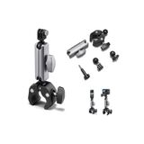 Apera Ga96 Bisiklet ve Motosiklet için Kamera Alüminyum Gidon Tutucu Insta-360 Gopro Hero D-JI Osmo Pocket