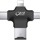 Apera GN-24 OTG 4 in 1 Micro USB Flash Disk Type C Mikro SD Kart Okuyucu IOS iPhone Android