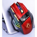 Apera Imce Gwx7 Kablosuz Şarjlı Rgb Gaming Mouse Sessiz Tık Oyun Faresi 3200DPI 7 Tuş - Kırmızı