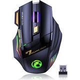 Apera Imce Gwx7 Kablosuz Şarjlı Rgb Gaming Mouse Sessiz Tık Oyun Faresi 3200DPI 7 Tuş - Siyah