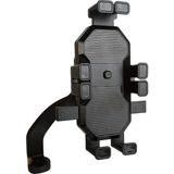 Apera MT29 Motor Motosiklet Telefon Tutucu Tek El Kullanım Gopro Bağlantılı Damperli Şok Emici Özellikli - Açık Siyah