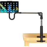 Apera MT41 Çok Fonksiyonlu Masaüstü Akrobat Metal Tablet Telefon Tutucu Stand 360 Derece Oynar Başlıklı