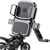 Apera MT64 Motosiklet Motor Telefon Tutucu Ayna Uyumlu Otomatik Kilitleme