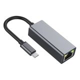Apera MT76 Mac Windows Uyumlu Type-C To 1000MBPS RJ45 Ethernet Çevirici Adaptör Metal Kasa
