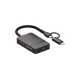 Apera MT86 8in1 Multi Girişli Cf Kart Okuyucu Mac iPhone 15 16 ile Uyumlu Type-C 5gbps Veri Aktarımı