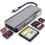 Apera MT89 5in1 USB 3.1 Type-C Otg Cf Kart Okuyucu Mac iPhone 15 16 ile Uyumlu Metal Kasa