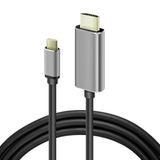 Apera Onezero ZR-627 MT57 4K 60hz HDMI Çevirici i-Phone 15 ile Uyumlu Kablo Type-C Thunder-bolts Altın Uçlu