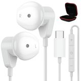APETOO Huawei P50 için Kulaklık, Huawei P50 için Mikrofon Ses Kontrollü USB Tip C Kulaklıklar Kablolu Kulaklıklar - Düşük Kalite-