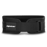 Apex by Marcy Konturlu Halter Kemeri, Esnek Köpük Çekirdekli, Dayanıklı Naylon Dış Cephe, Ayarlanabilir Kesim - Kuvvet Antrenmanı, Deadlifting, Powerlifting ve CrossFit için İdeal (Büyük)