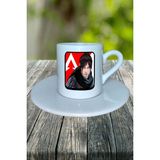 Apex Mobile Mobil Oyun Baskılı Türk Kahvesi Fincanı Tabaklı Kişiye Özel Model 2