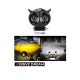 APEXİ BAYKUŞ LED SİS FARI 4 FONKSİYON ÇİFT RENK SARI-BEYAZ MOTO-OFFROAD-SUV-İŞ MAKİNESİ 1 ADET