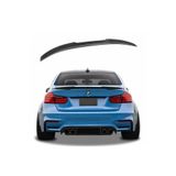 APEXİ Bmw 3 Serisi F30 Uyumlu M4 Yarasa Spoıler Parlak Siyah Abs Plastik 2012-2017 Model Uyumlu