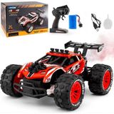 Apexma 2.4ghz Uzaktan Kumandalı 4x4 30 Km Hız Yapan Şarjlı Buhar Atan Off-Road Rc Araba - Kırmızı