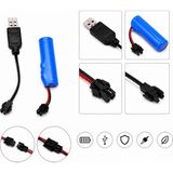 Apexma 3.7 Volt 500 Mah Şarj Edilebilir Şarjlı Pil ve Şarj Kablosu Seti - Kumandalı Araba ve Şarjlı Oyuncaklarla Uyumlu Batarya ve Şarj Kablosu - 1 Adet