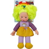 Apexma Lahana Saçlı Gökkuşağı Dolgu Bez Bebek 35 cm - Sevimli Kıvırcık Saçlı Bebek - Renkli