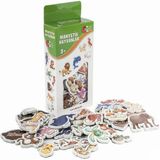 Apexma Manyetik Mıknatıslı Hayvanlar Eğitici Hayvanları Tanıma Buzdolabı Sticker Oyuncak Magnet - Renkli