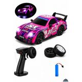 Apexma Oyuncak 2.4GHz Uzaktan Kumandalı 4x4 Şarjlı LED Işıklı Drift Yapan Araba - Uzaktan Kumandalı Rc Drift Aracı