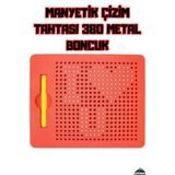 Apexma Oyuncak 380 Parça Metal Boncuklu Manyetik Tablet Resim Tahtası - Eğitici Magnet Şekil Tasarım Seti