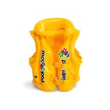 Apexma Yakalı Sarı Renkli Şişme Çocuk Deniz Yeleği 50x47 Cm 3-6 Yaş - Çocuklar İçin Yakalı Havuz Can Yeleği