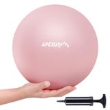 APEXUP Pilates Topu, 22,7 cm Küçük Egzersiz Topu, Pilates, Stabilite, Egzersiz, Çekirdek Antrenmanı, Fitness, Barre, Fizik Tedavi, Denge için Mini Core Ball Yoga Topu