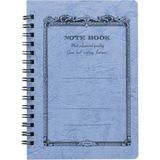 Apica CD Twin Ring A6 Defter Wisteria Çizgili - Mavi