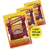Apikoğlu Dana Parça Pastırma 80 Gr. Üçlü Paket - 1 Adet
