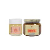 APİMED ARI SÜTÜ (40GR) (PLASTİK KAPAK)+ATOMİX BALLI POLEN ARI SÜTÜ PROPOLİS KARIŞIMI(400GR) ASDA106