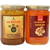 Apimed Arı Sütü Mix Ve Altın Çiçek Süzme Bal - 1,4 kg